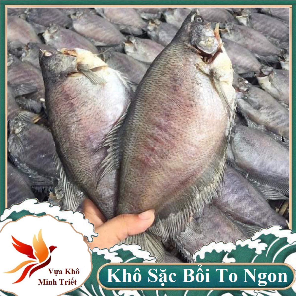 1KG KHÔ CÁ SẠC TO BỰ (10 CON 1 KG ) -ĐẶC SẢN MINH TRIẾT U MINH CÀ MAU-Vựa Khô Minh Triết