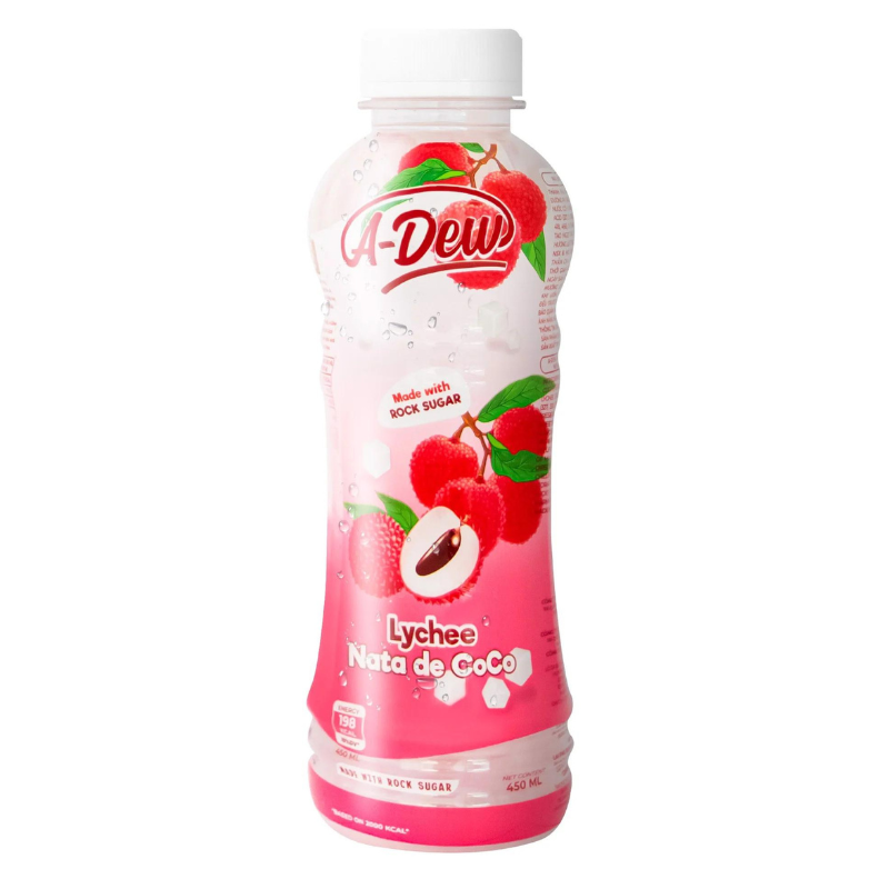 Nước Dưa Lưới Thạch Dừa A-Dew Thùng 24 Chai 450ml