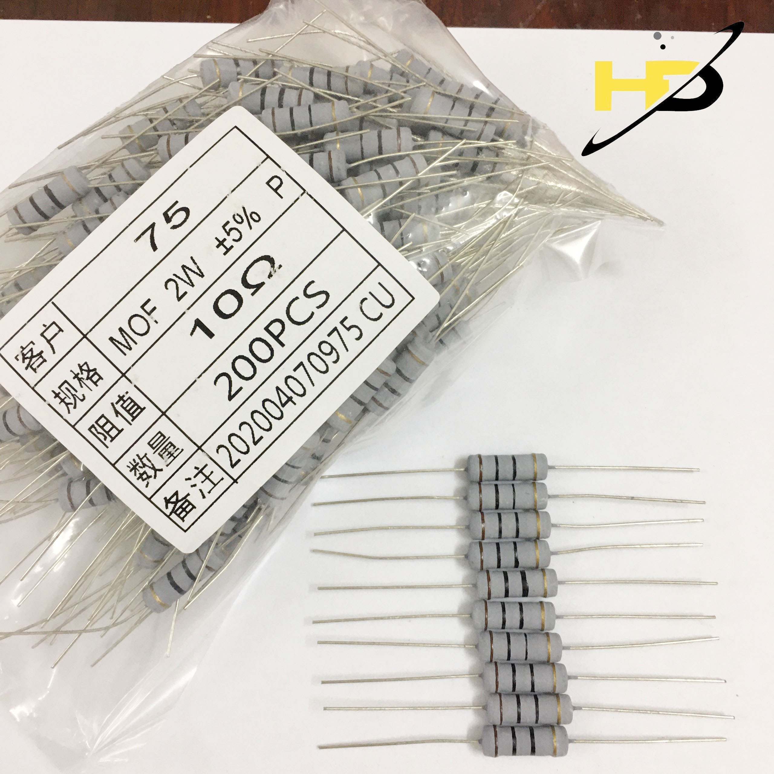 Combo 20 Điện Trở 10 Ohm 2W Chân Đồng, Linh Kiện Điện Tử, Mạch điện Và Linh kiện