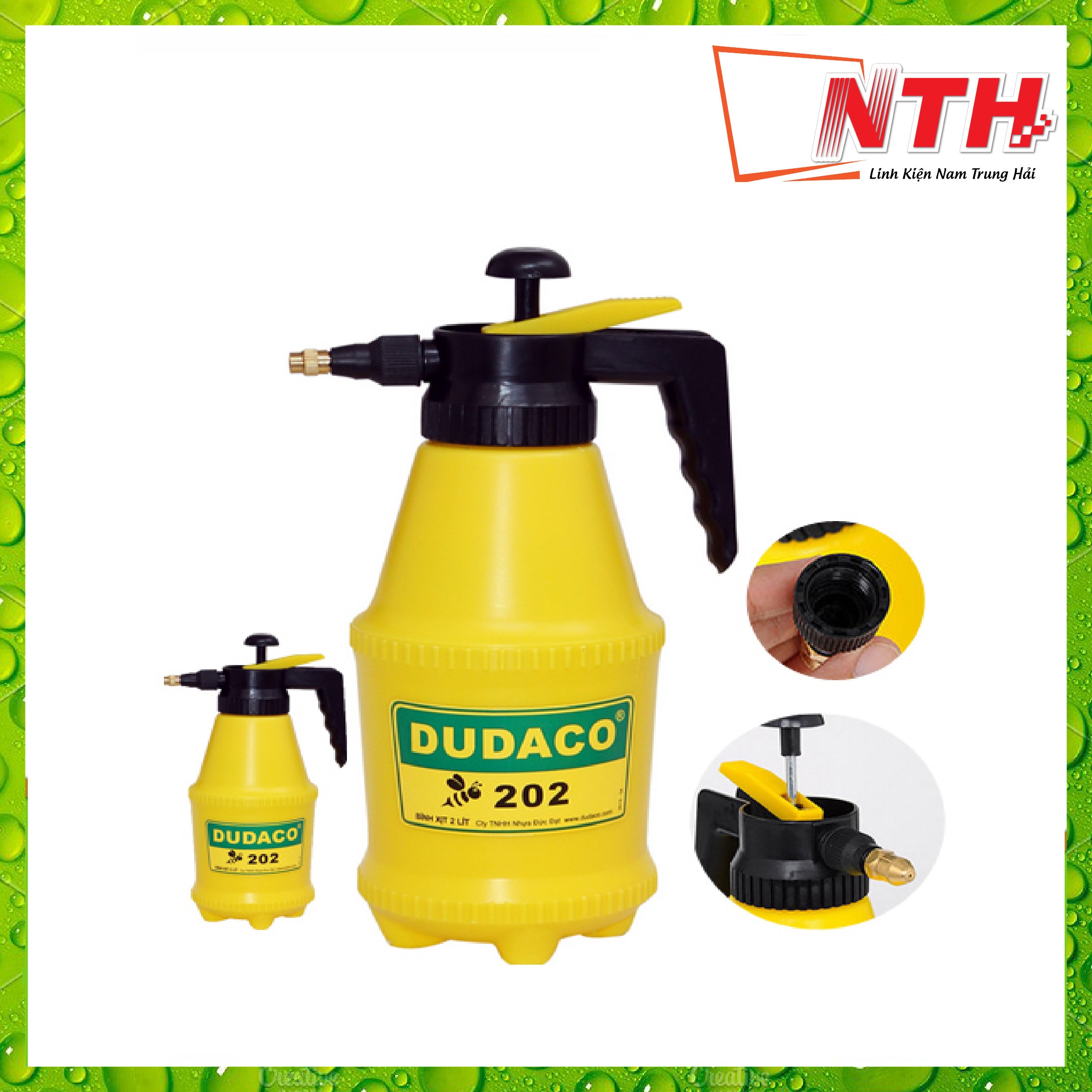 BÌNH XỊT TƯỚI CÂY 2 LÍT DUDACO