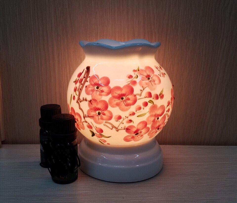Đèn xông tinh dầu Bát Tràng size 15x10cm