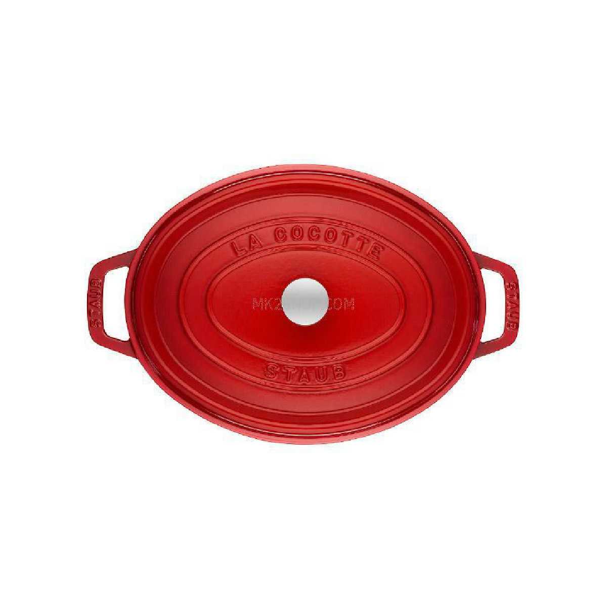[Trả góp 0%] Staub - Nồi oval màu đỏ cherry - 27cm