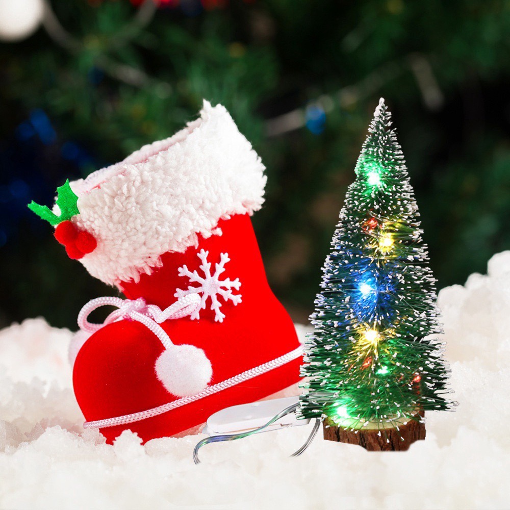 [HCM]Cây thông Noel mini để bàn trang trí giáng sinh(25cm)