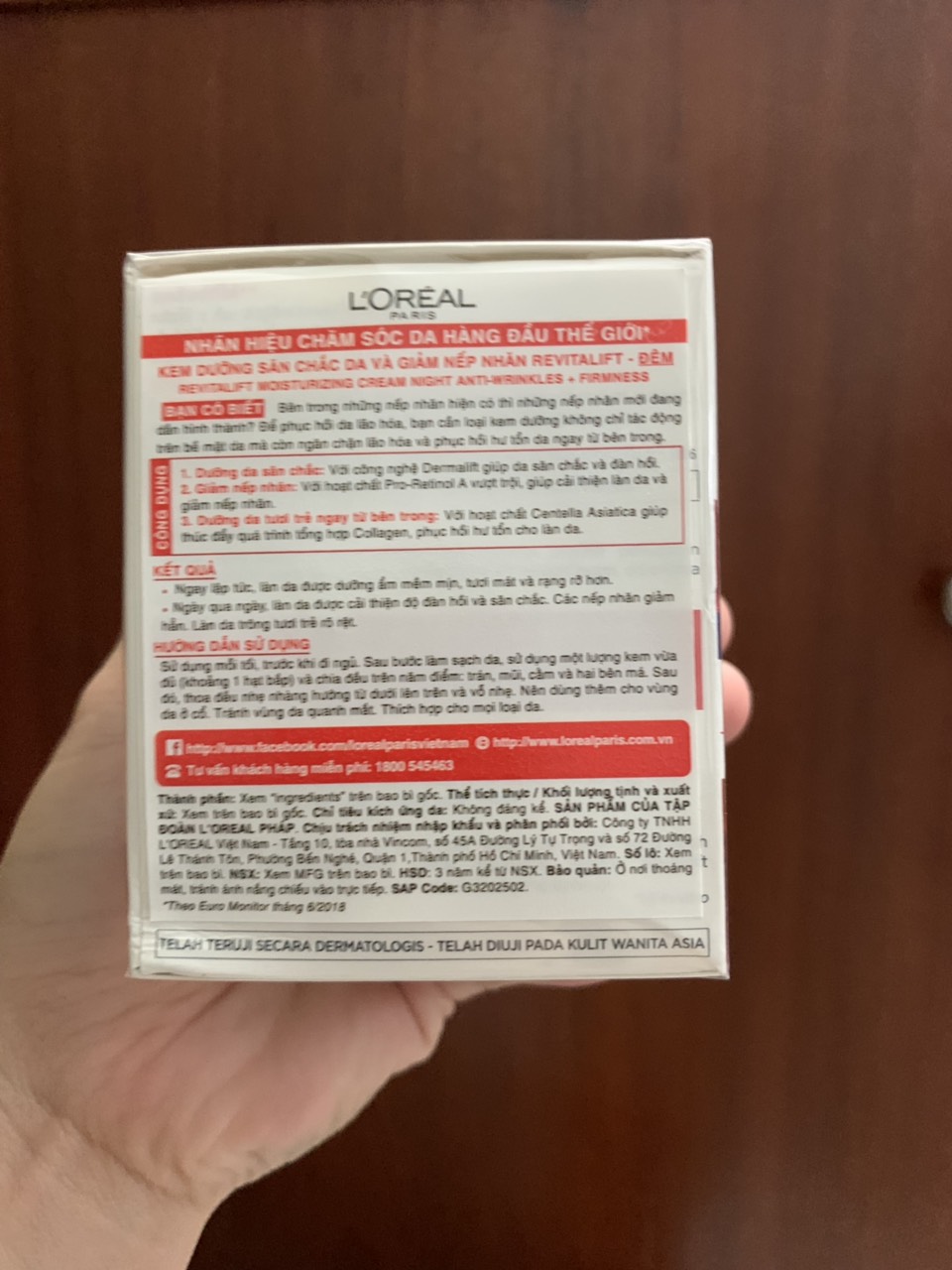 [HCM]Kem đêm revitalift LOREAL