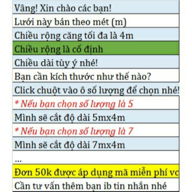 (1Mx3M) Lưới Trồng cây loại tốt (dây leo dàn) [ Có Sẵn ] [ Shop Tự chụp - Ảnh thật ]