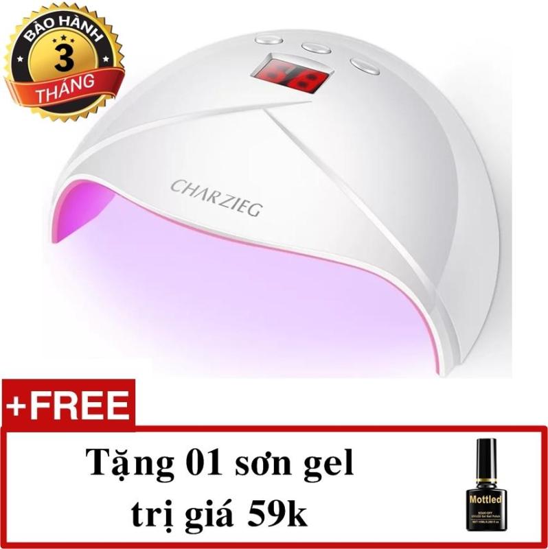 Máy hơ gel đèn led 36W,máy hơ móng tay gel, máy hơ sơn móng tay LED UV CẢM ỨNG CHARZIEG