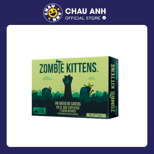 Mèo Nổ Zombie Việt Hóa - Boardgame Exploding Kittens tiếng việt (bản cơ bản)