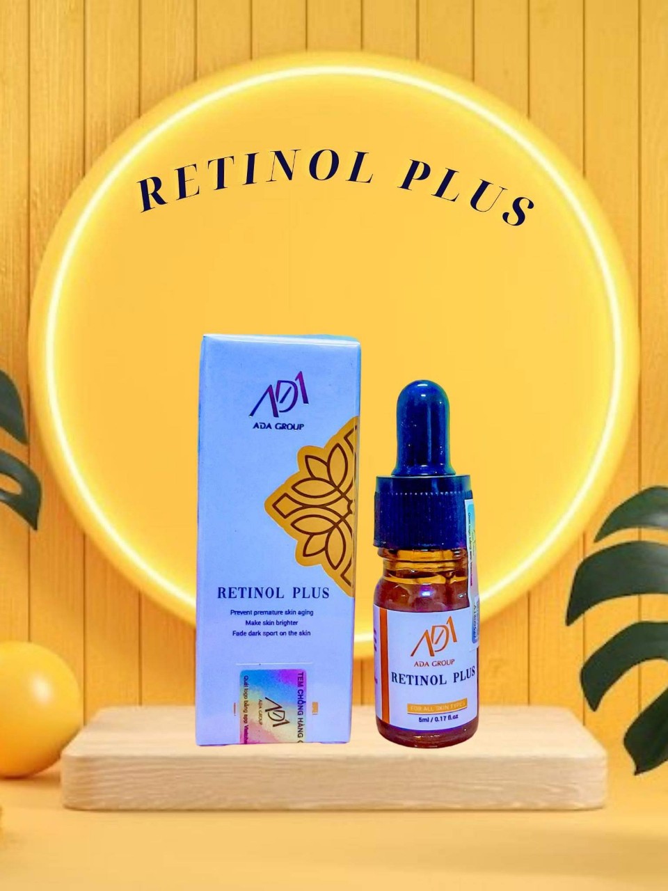Serum Siêu Trẻ hoá Retinol Plus ADA GROUP-5ml