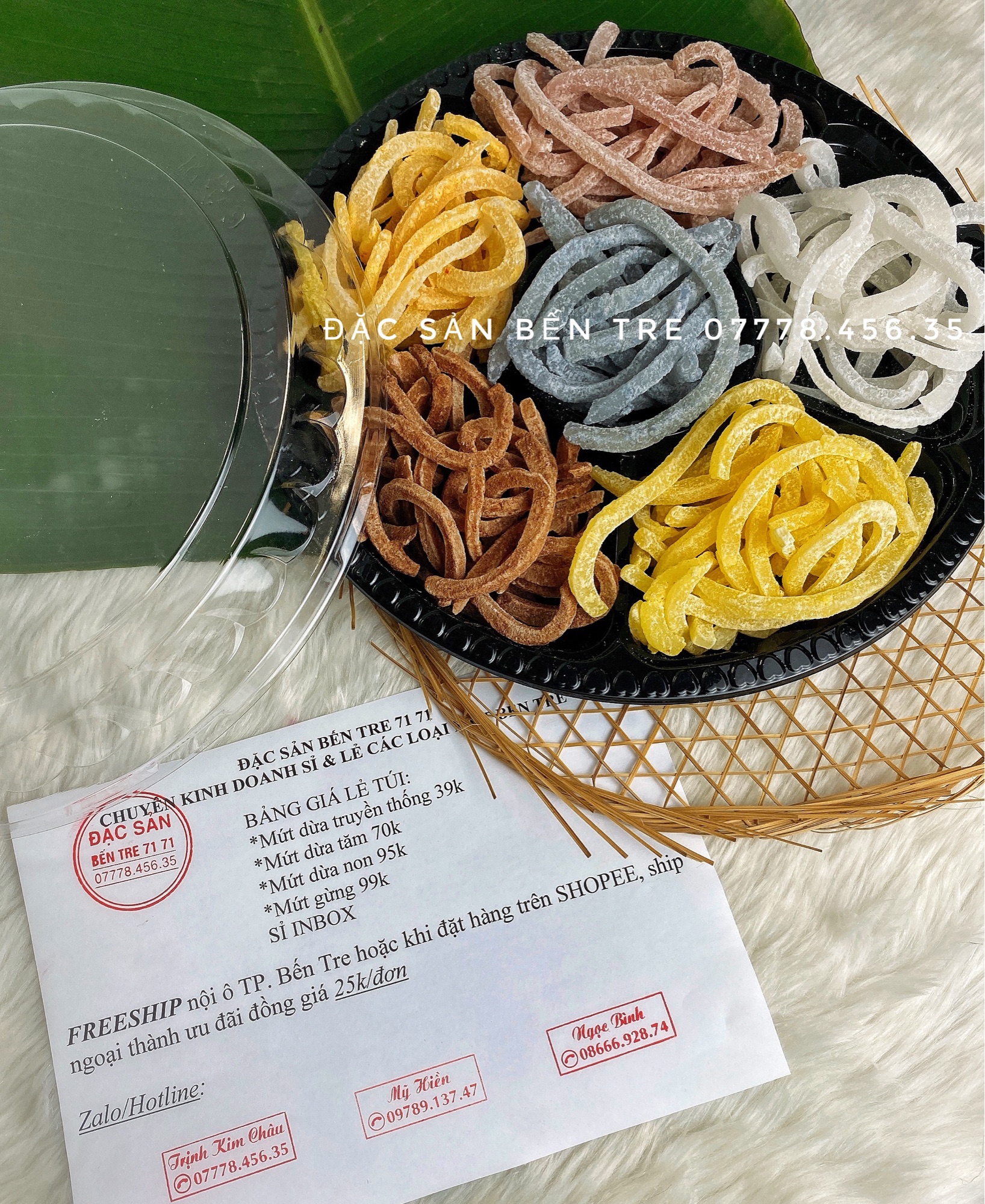 [LOẠI 1 ÍT NGỌT] Mứt Dừa Non Dẻo Cao Cấp - Đặc Sản Bến Tre 71