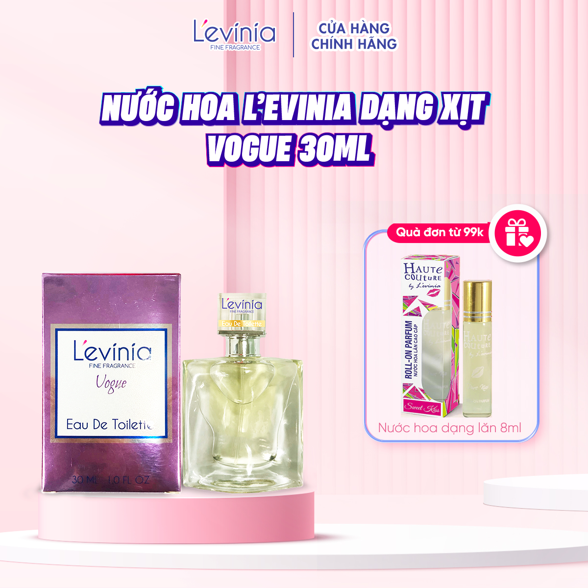 Nước Hoa Cao Cấp Dạng Xịt L'evinia VOGUE 30ml