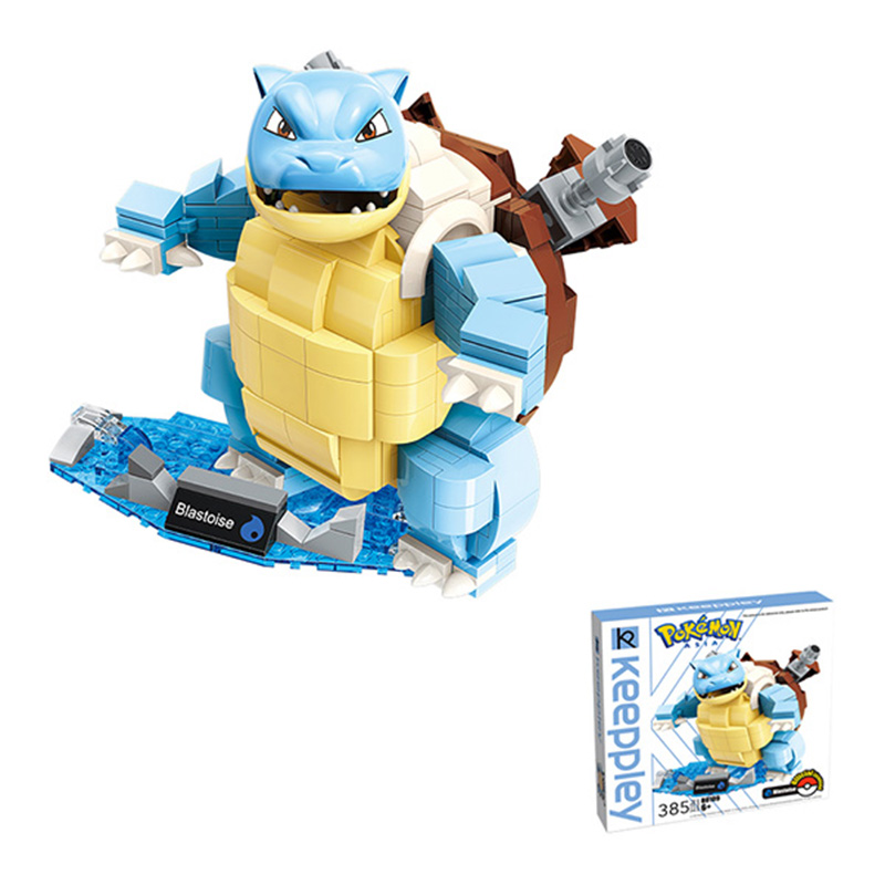 [Hộp Global] Đồ chơi lắp ráp lego Pokemon, Keeppley Pokemon, B0109 – Pokemon - Blastoise (385 Mảnh Ghép)
