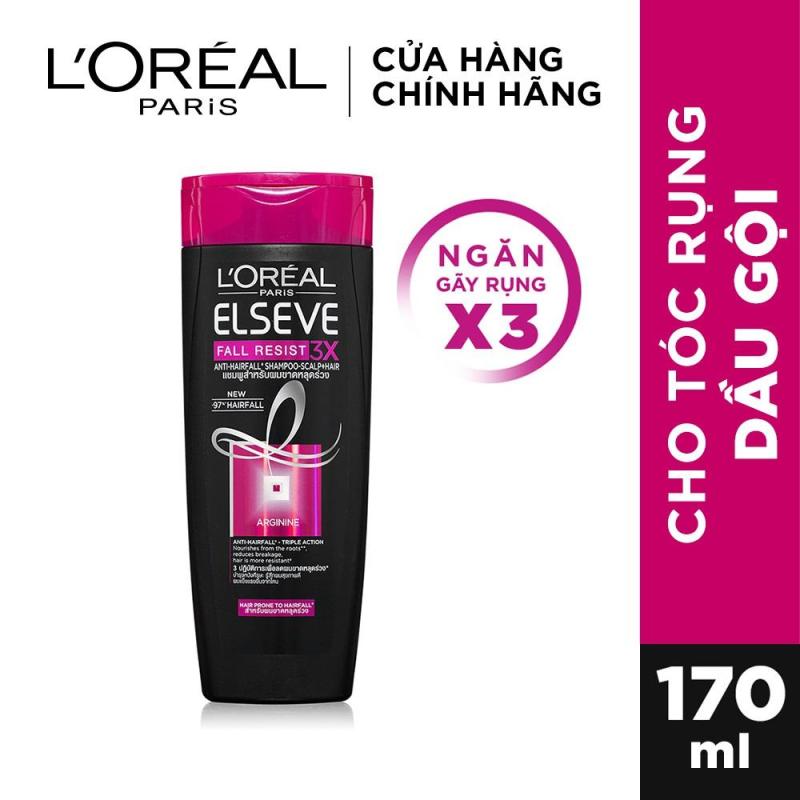 Dầu gội ngăn gãy rụng tóc LOreal Paris Elseve Fall Resist 3X Shampoo 170m nhập khẩu