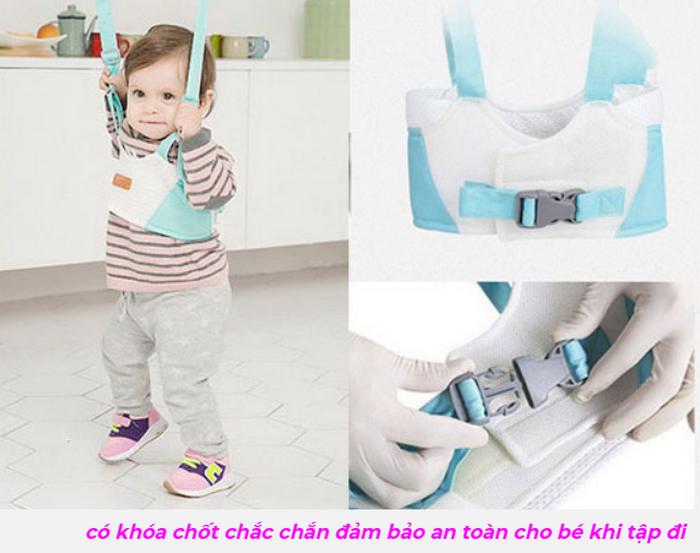 Đai tập đi cho bé BabyLab BL8902 USA (xám)