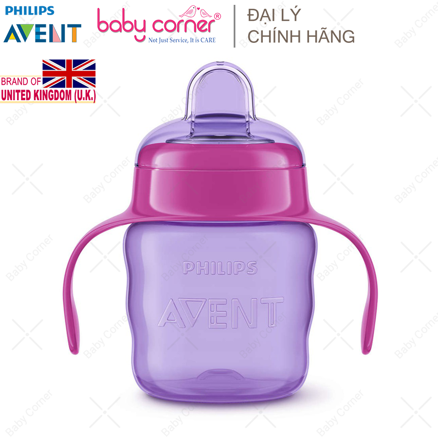 [Chính Hãng] Bình Uống Nước Có Vòi Philips Avent 200ml Cho Bé 6M+