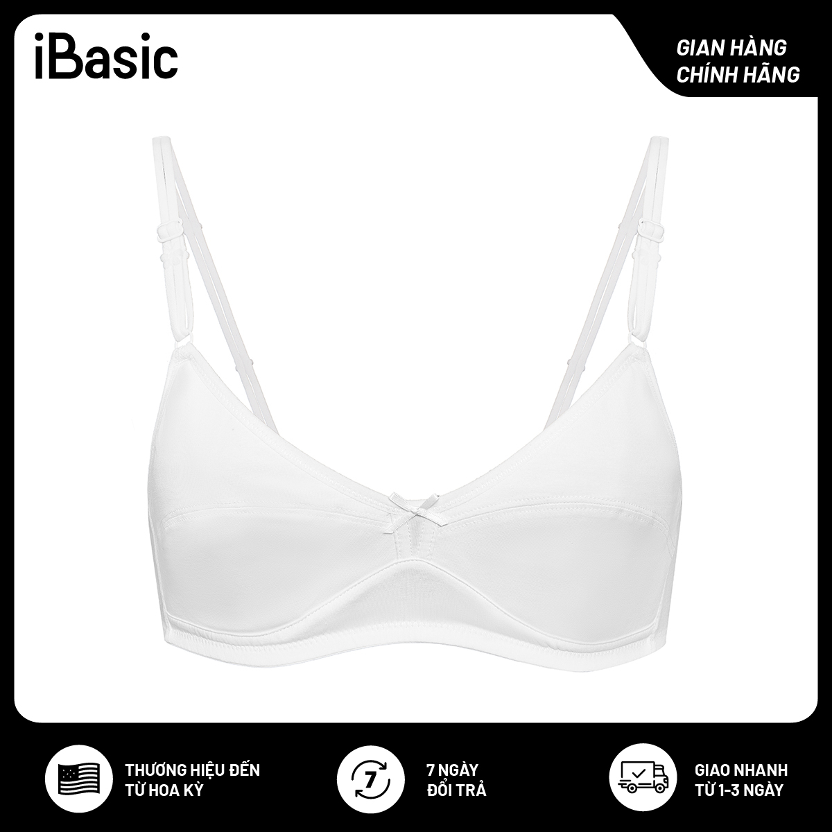 Áo ngực học sinh cotton iBasic BRAT018