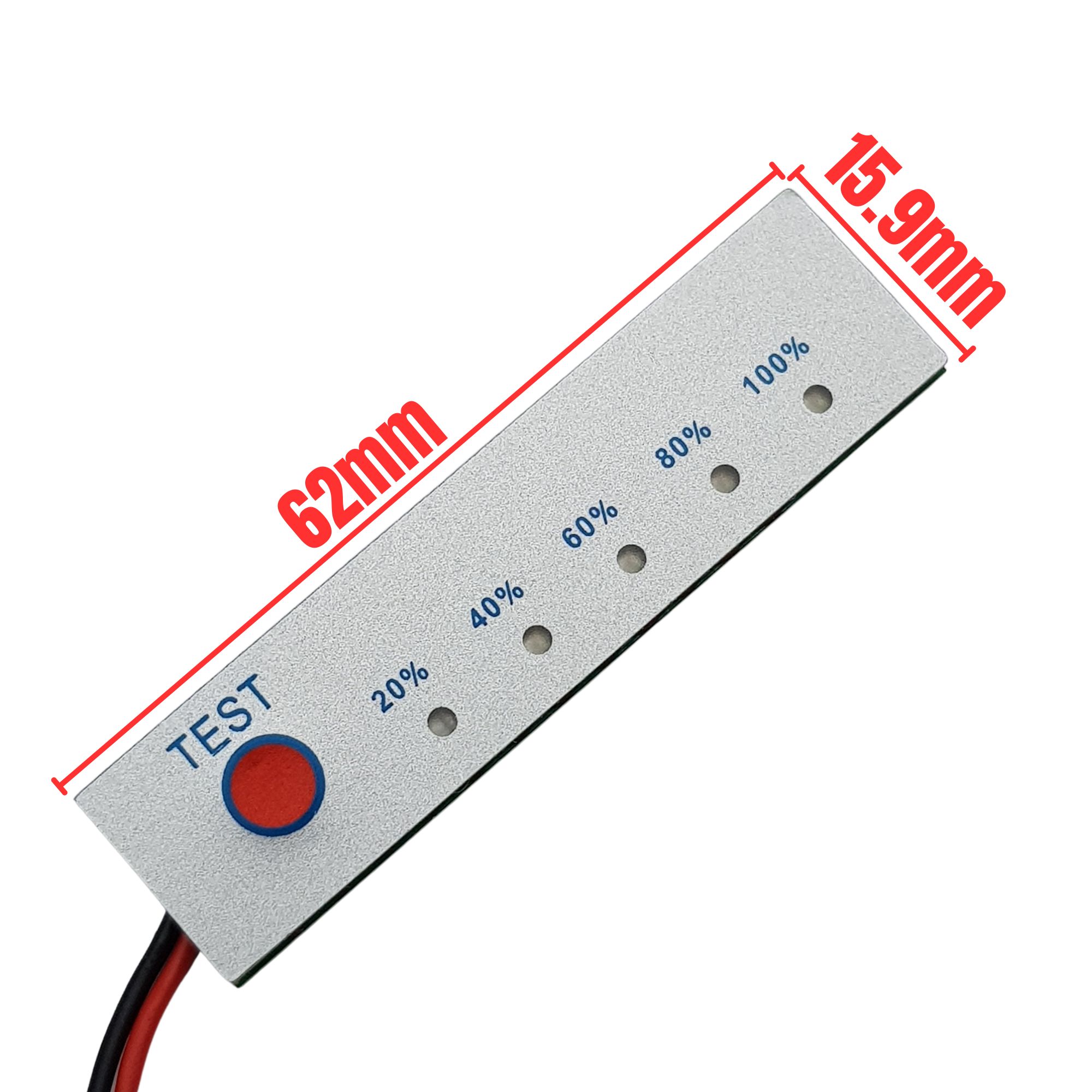 Mạch test hiển thì dung lượng pin Lithium 3S