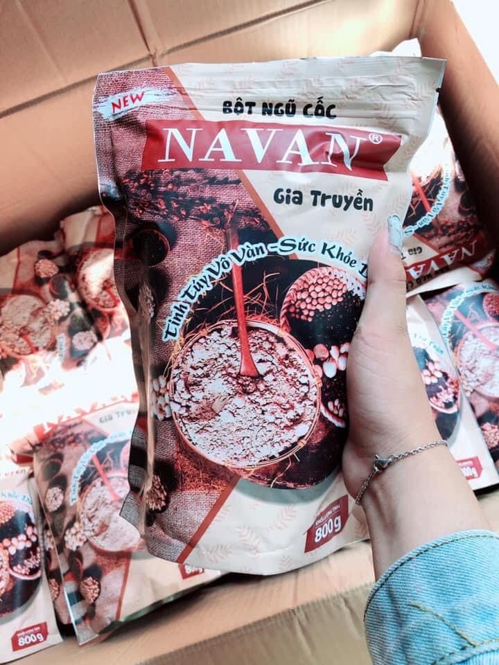 Bột ngũ cốc gia truyền navan 800g