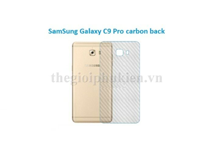 Miếng dán vân carbon, các bon mặt lưng SamSung Galaxy C9 Pro