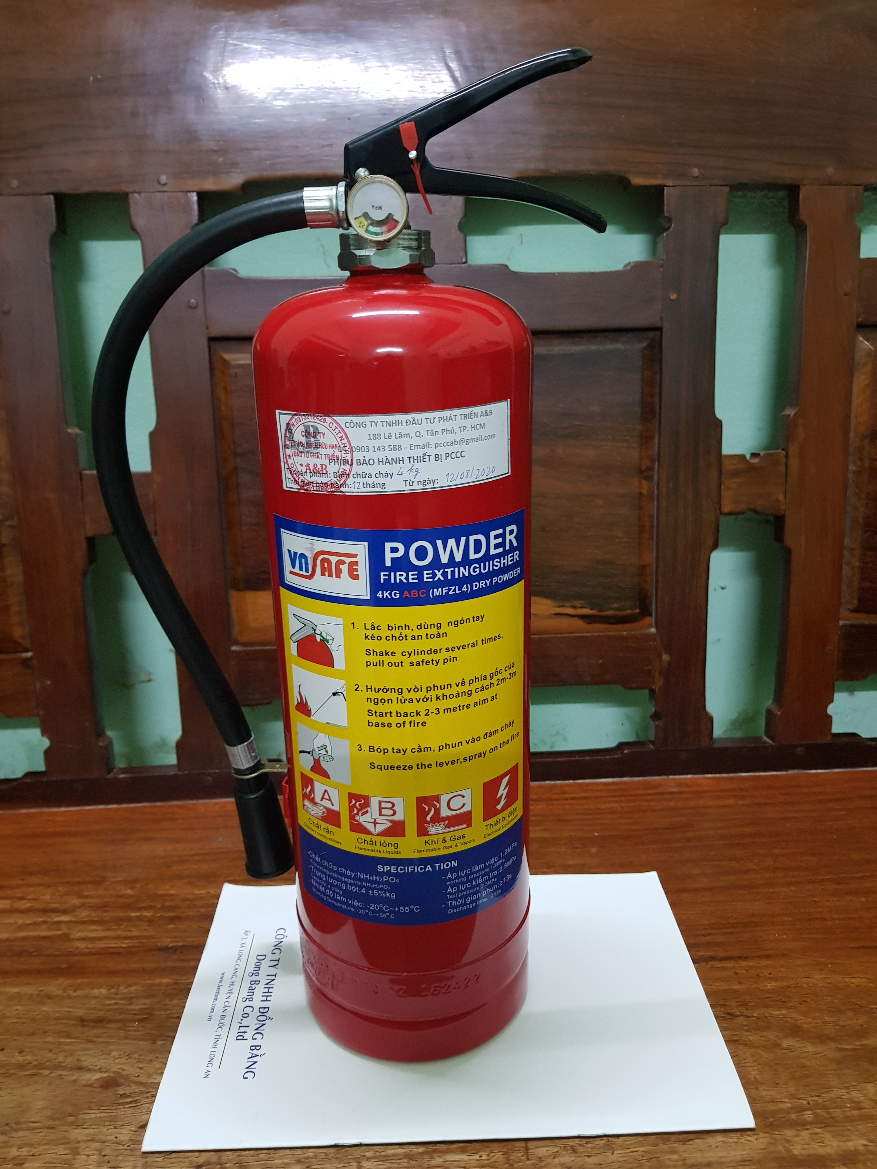 [HCM]Bình chữa cháy xách tay