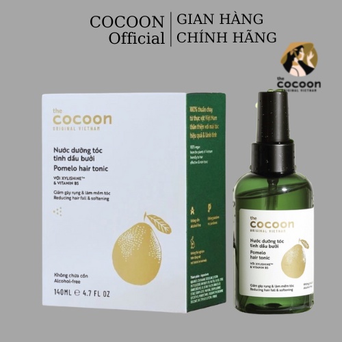 Nước Dưỡng Tóc Tinh Dầu Bưởi Cocoon 140ml