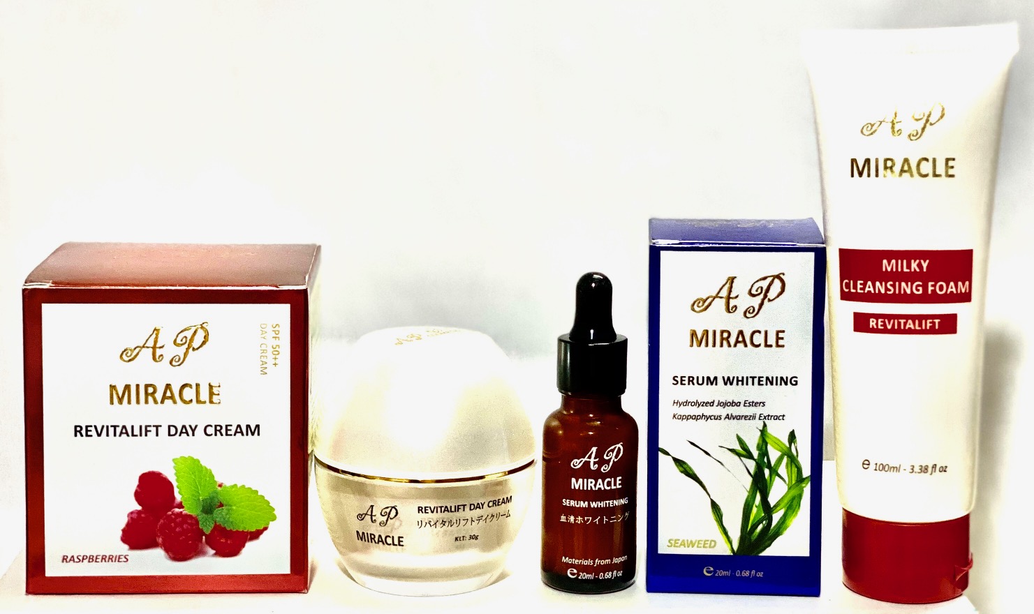 SỮA RỬA MẶT TRẮNG DA LÃO HÓA 100ML AP MIRACLE