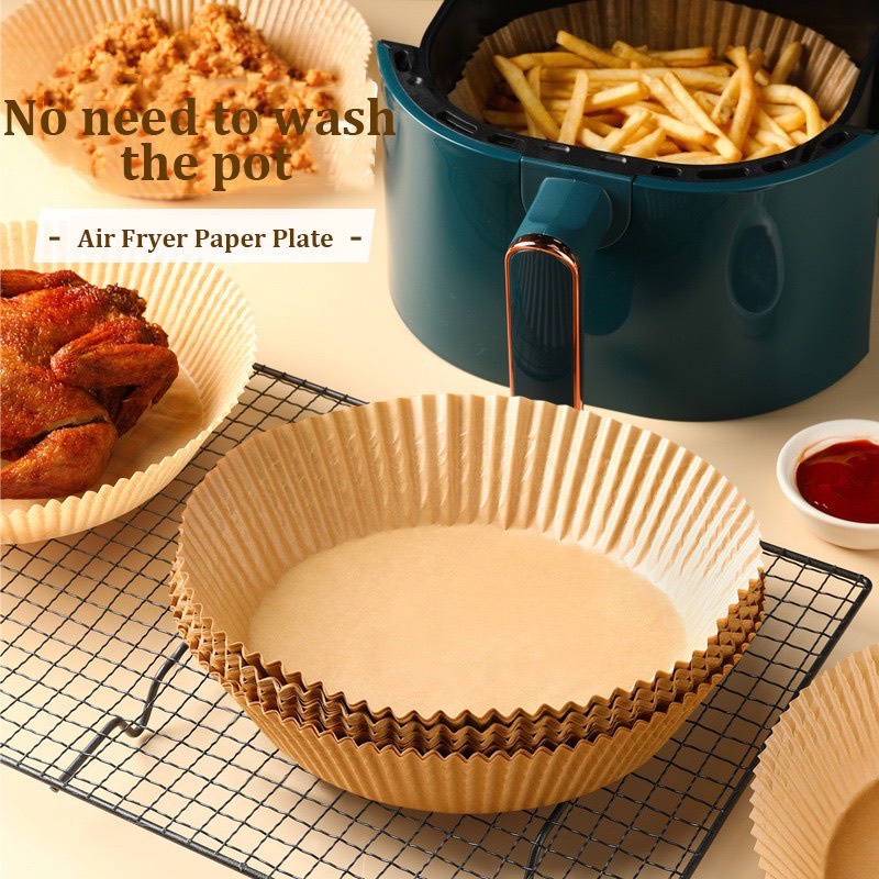 Giấy lót nồi chiên không dầu set 50 tờ size 20 cm - vonaccessories