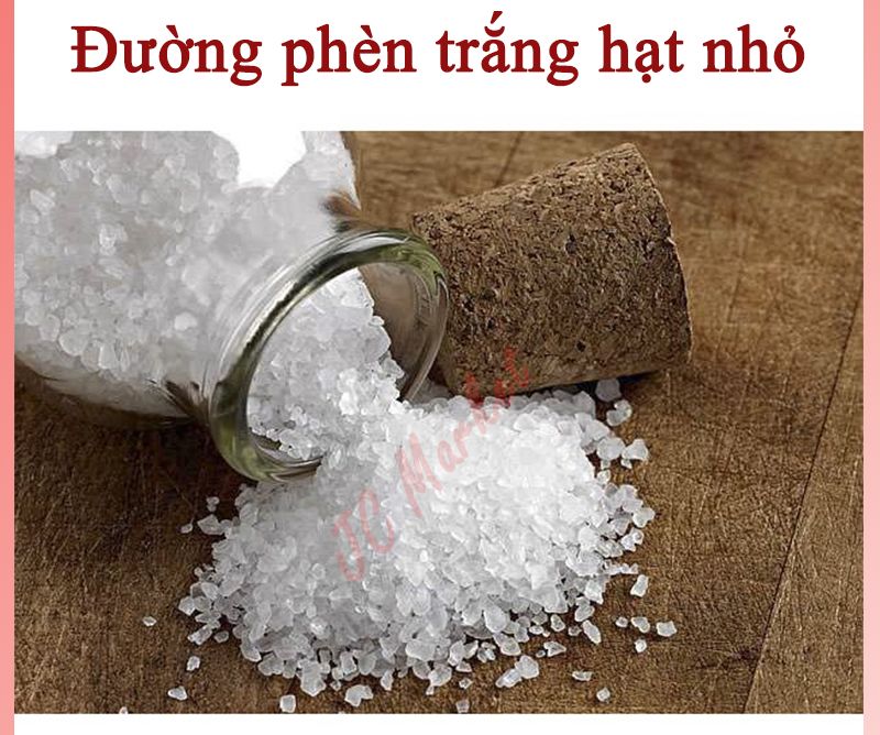 [HCM]500gram Đường phèn trắng hạt nhỏ phèn ngon