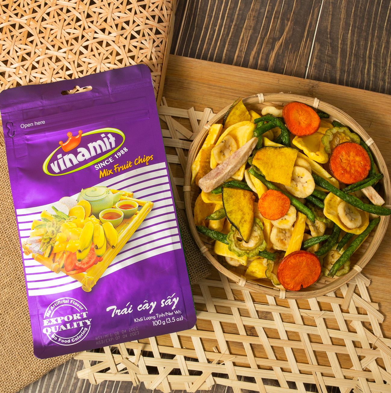 Trái Cây Sấy VINAMIT 250g