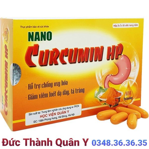 Nano Curcumin HP - Học viện Quân Y