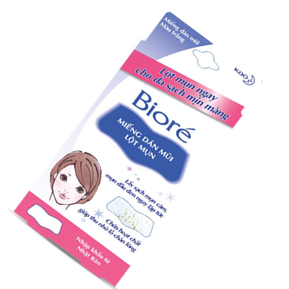 Hộp 4 Miếng Dán Mũi Lột Mụn Biore