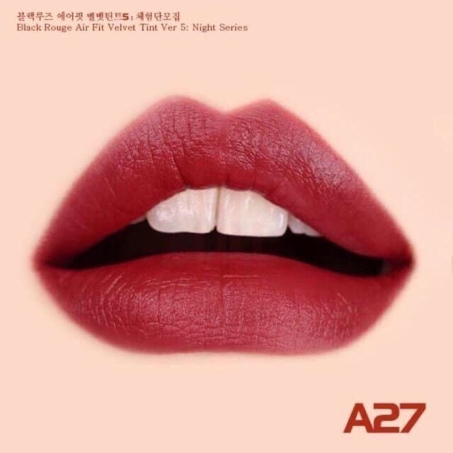 Son Black Rouge Ver5 Son kem lì Air Fit Velvet Ver5