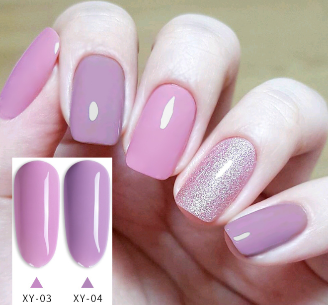 Sơn móng gel AS lẻ 6 màu Tím purple (XY) chai 15ml