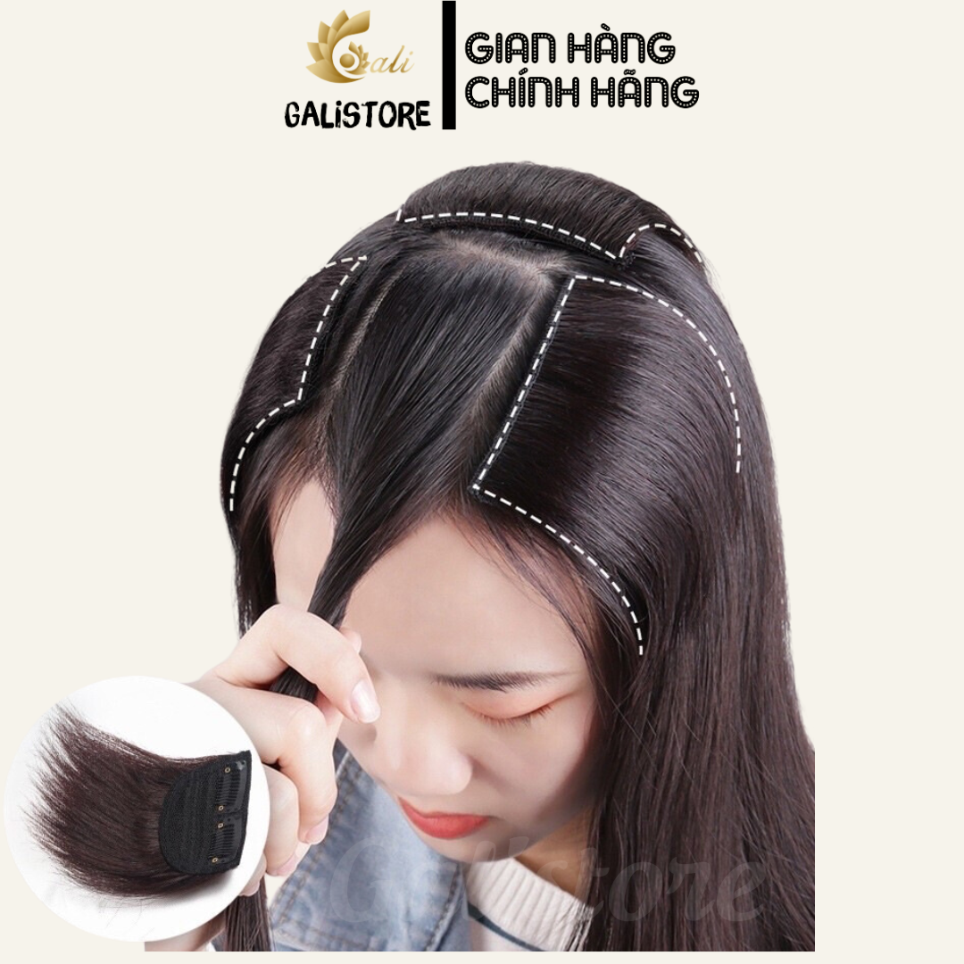 Tóc giả kẹp phồng chân tóc làm dày tóc Galistore 10cm