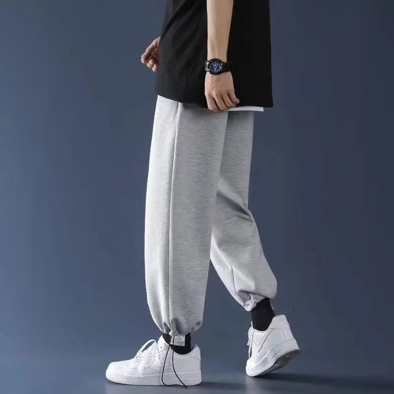 Quần jogger nam nữ ống rộng BÓ CHUN basic track pants unisex
