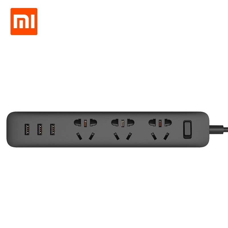 Ổ cắm điện Xiaomi đa năng với 3 USB 2A sạc nhanh, đồ điện tử gia dụng giá tốt - INTL