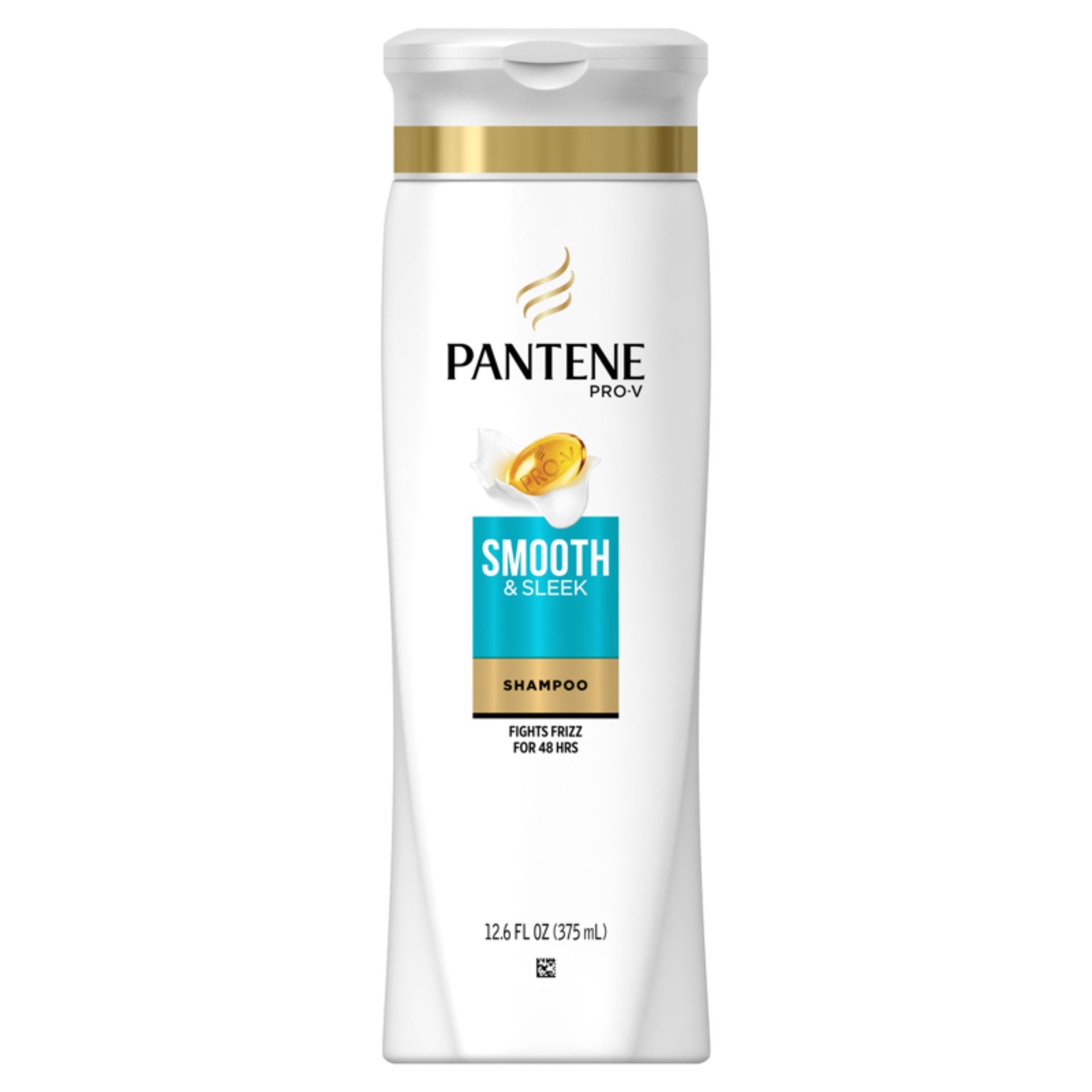 Dầu Gội Pantene Pro-V Smooth & Sleek 375ml (Trắng xanh ngọc)