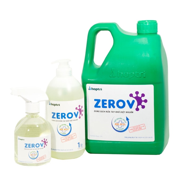 Dung dịch rửa tay khô diệt khuẩn Zero V 500ml Dạng Xịt