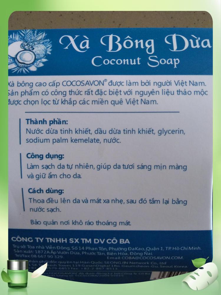 Xà bông dừa Cocosavon 100g