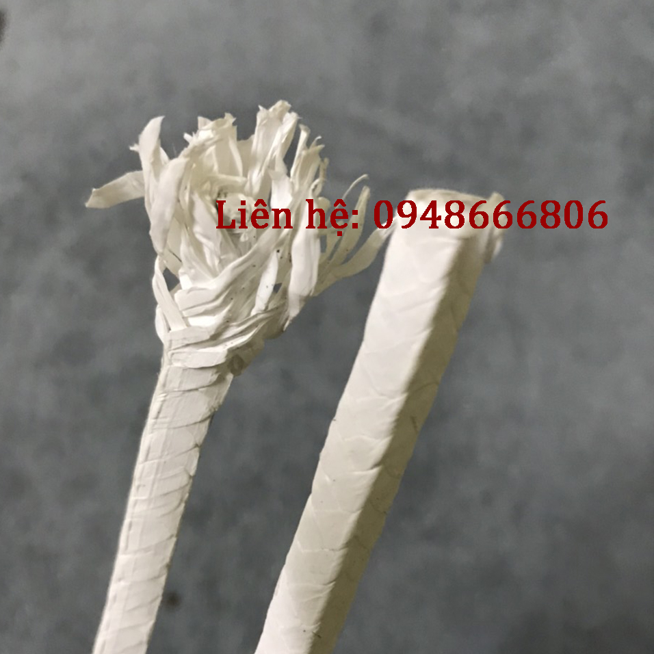 DÂY TEFLON (DÂY, SỢI TẾT CHÈN TEFLON) kích thước vuông 6x6