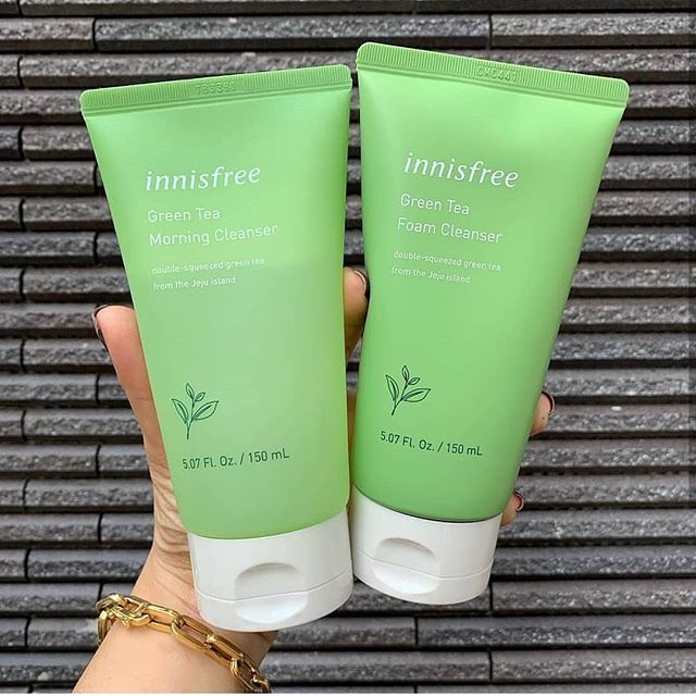 Sữa rửa mặt trà xanh innisfree mẫu 2019