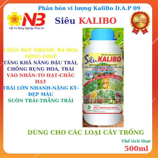 (PB) Kalibo D.A.P 09- Siêu KaliBo- 500ml (40c) DAP