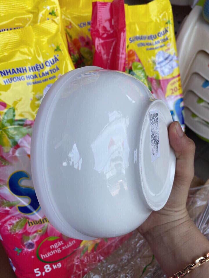 Bộ 2 tô sứ có nắp 16cm