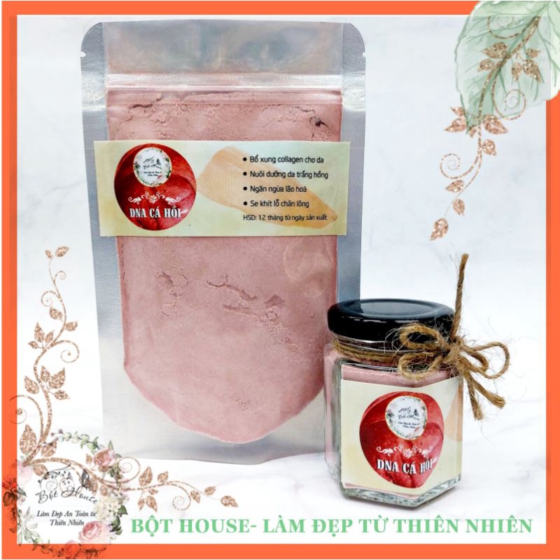 ️️ BỘT ĐẮP MẶT DNA CÁ HỒNG  (BỘT MẶT NẠ DẺO ) HANDMADE NHÀ BỘT
