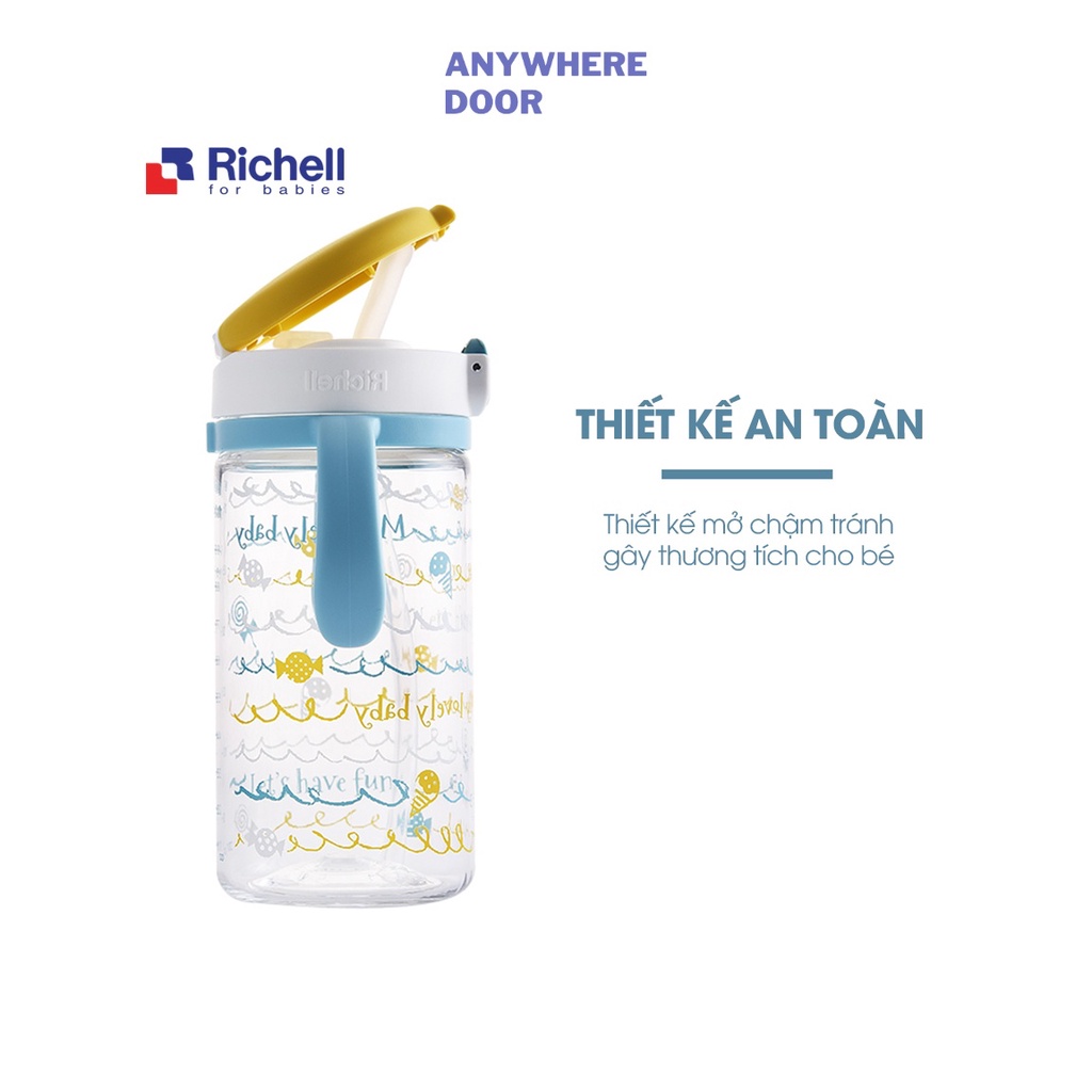 Bình Ống Hút AQ Richell cho bé 200ml/ 320ml