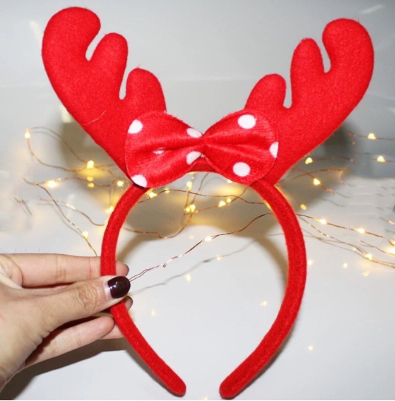 Bờm tóc noel tuần lộc, bờm lò xò