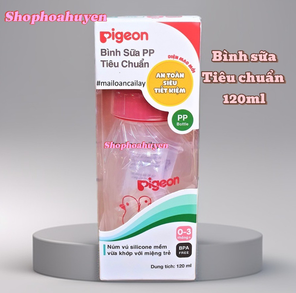 Bình sữa Pigeon cổ hẹp PP Streamline 150ml 250ml Hàng Chính Hãng nên rất an toàn khi sử dụng cho bé