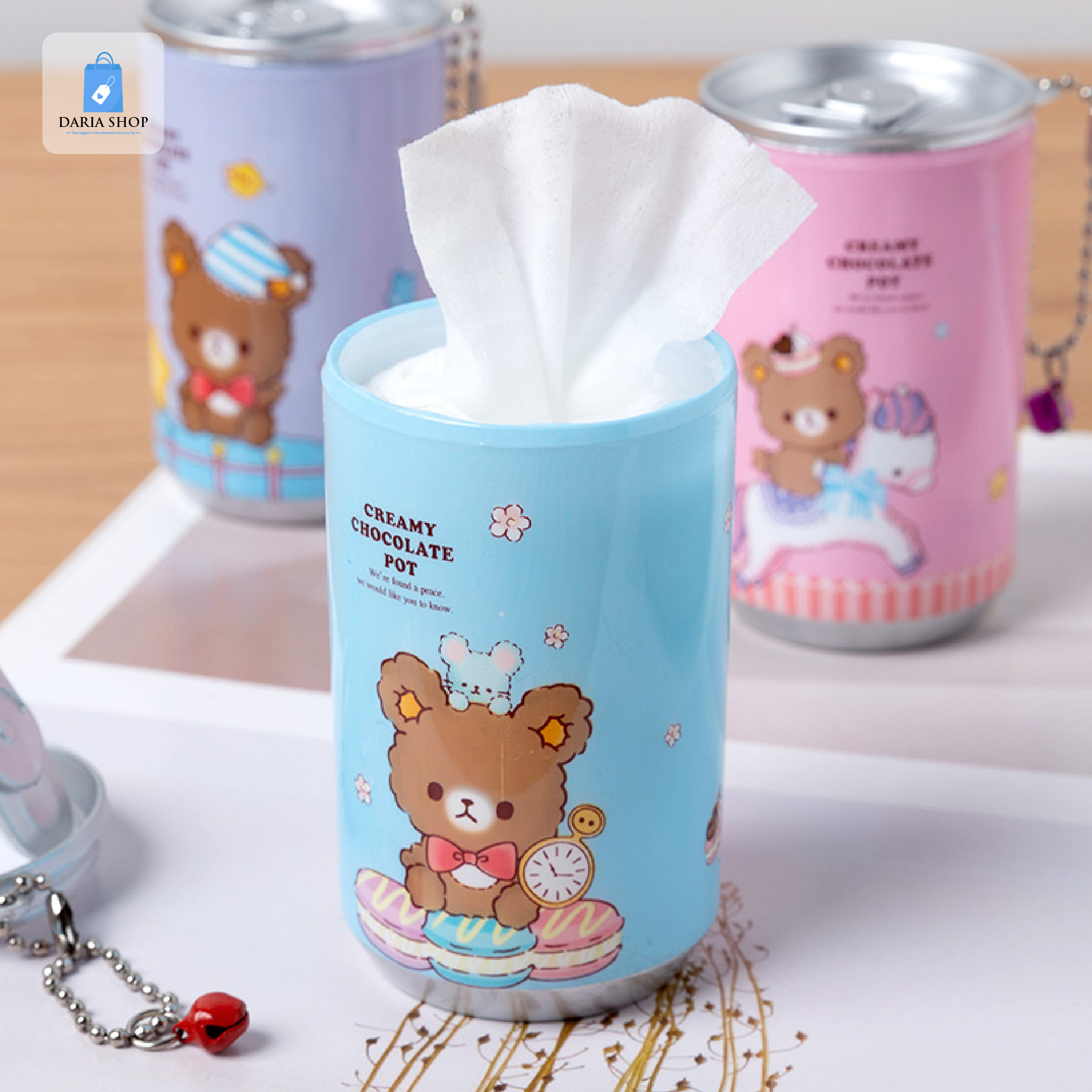Khăn giấy ướt dạng lon nước giải khát siêu dễ thương