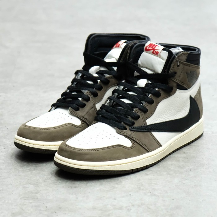 Giày Sneaker Air J0rdan 1 High Travis Scott  ( Giày Thể Thao Nam nữ JD1 Cao cổ màu nâu)