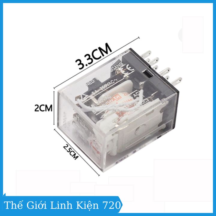 Relay Omron 12v 5a 14 chân