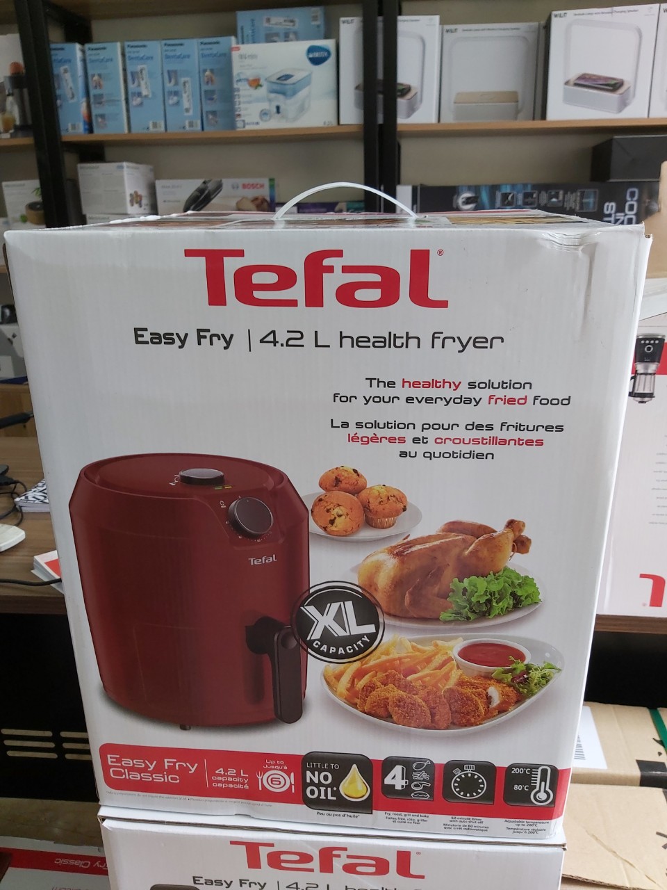 [Trả góp 0%]Nồi chiên không dầu Tefal EY2015 42L [ Nhập Đức ]